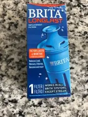 BRITA LONGLAST 36243 PITCHER REPLACEMENT FILTER ~ 1 FILTER UPC:060258362435