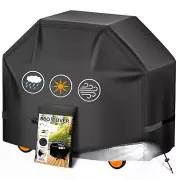 65 Inches Gas BBQ Grill Cover Waterproof Anti-UV Outdoor Grill Cover for Weber