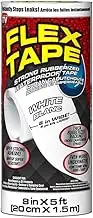 Flex Tape Strong Rubberized Waterproof Tape, White, 20 cm x 1.52 Metre Size