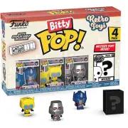 Funko Bitty POP! 4-Pack -Retro Toys (Transformers) OPTIMUS, BUMBLEBEE, MEGATRON+