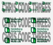 Code 3 Adhesive Vinyl Decals- Heidelberg logos - 1/50 1/76 1/64 1/87