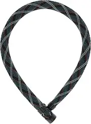ABUS Chain Lock IVERA Chain 7210 - Bicycle Lock with Highly Flexible IvyTex Synthetic Fibre Coating - ABUS Security Level 8-110 cm - Grey