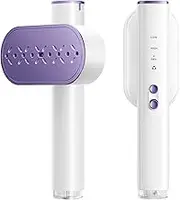 Ultra HyperPulse Series Steamer for Clothes, Large Panel, 1s Wrinkle Removal, 3 Modes Travel Steamer and Iron Dual Tension, Portable Portable Clothes Steamer for Home, Worldwide and