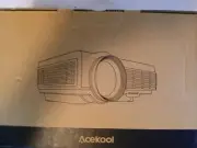Mini Projector, Acekool Portable Projector with 7500 Lumens, 1080p Remote USB