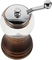 Abaodam Mini Manual Pepper Grinder with Crank Handle Travel Friendly Design for Kitchen BBQ Outdoor Camping Durable Easy to Use Hand Grinder Compact for Everyday Convenience