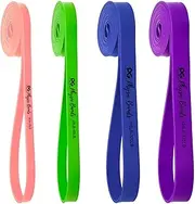 Pull Up Assistance Bands - Best Resistance Loop Bands Set for Pullup Assist, Muscle Toning, Stretching, Legs Glutes Crossfit Physical Therapy Pilates & Yoga - Improve Mobility & Strength