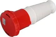 TYP-235 Female 5 Pin Industrial Circular Connector, 63A Waterproof IP67 Compact Aviation Plug, for Breweries, Workshops, Camping