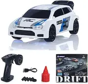 wheelfun 2.4 GHz 1/43 High Speed Mini RC Drift Car with 4 Wheel Drive Motor Electronic (ESC) Servo Motor Lighting Battery Gyroscope Ready to Use Racing Vehicle Model
