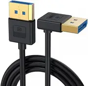 Cable Ultrafine Down Angled DisplayPort 1.4 DP to DP 100cm 8K 60hz Ultra-HD UHD 4K 144hz 90 Degree for Desktop Laptop Monitor
