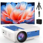 Mini Projector ,5G Wifi Bluetooth Projector,12000L Native 1920*1080 P Video P...