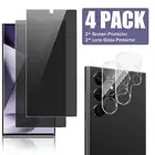 For Samsung Galaxy S24 Ultra Privacy Tempered Glass Screen Protector Camera Lens