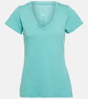 [Velvet] Velvet Lilith cotton T-shirt AU 12 turquoise