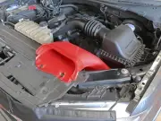 aFe Rapid Induction Dynamic Air Scoop For 21-22 Ford F150 w/o PowerBoost Red (for: Ford)