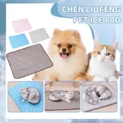 Pet Cooling Mat Indoor Outdoor Ice Silk Dog Cool Pad Bed Sofa Summer Cushion Pad