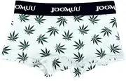 [BaronHong] Leaves Print Boyshort 3 Pack Boxer Briefs for Tomboy Trans Lesbian