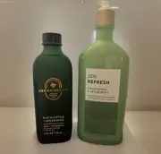 Bath & BodyWorks Eucalyptus Spearmint Set Body Lotion & Massage Oil