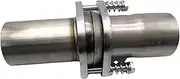 NICHANGHUA 2.5" OD ID StainlessSteel Exhaust Spherical Joint Spring Bolt Flange 2 Bolts