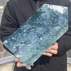 7.2LB Natural Geode Aquatic Plant Water Grass Moss Agate Obelisk Crystal Reiki