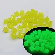 Fish Tank Glow Stones for Aquarium 1200 Pcs Glow in The Dark Garden Pebbles, Stones for Glow Rocks | Glow Pebbles Garden Rock Lawn Yard Walkways (Color : Yellow)