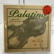 Vintage PALATINO PV-011F Steel VIOLIN STRINGS by AXL. A2, E1, D3, G4