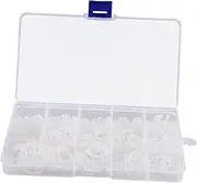 DECORNIJIA 260Pcs O Assortment Nylon Washers for Leak Prevention and Corrosion Resistant Gasket for Repairs