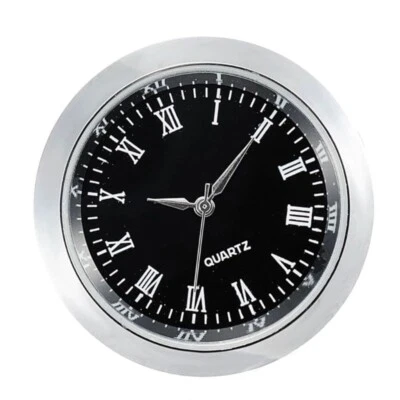 Small Metal Clock Insert Fit Up with Elegant Roman Numerals for Gifting