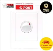HPM VIVO - Vertical HD rocker switch 1 Gang double pole 40A 240V W