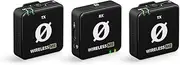 RØDE Wireless ME Dual Set Ultra-Compact Wireless Microphone System with Built-in Microphones, GainAssist Technology and 100m Range for Filmmaking, Interviews and Content Creation (Black)