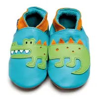 在飛比找誠品線上優惠-英國inch blue 真皮手工寶寶鞋 2719 嘎嘎鱷魚(
