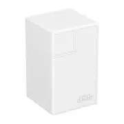 Ultimate Guard 100+ Xenoskin Flip n Tray Deck Case Box - Monocolor White
