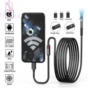 Endoscope Camera Light 1080P Borescope 6 LED Lights Industrial Inspection Camera