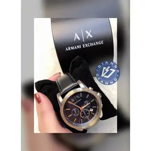 帝安諾 - 實體店面 預購 Armani Exchange AX 阿曼尼 手錶 機械錶 三眼 鋼錶帶 皮錶 AX2509【APP下單享4%點數】