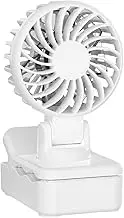 Desktop Small Fan, Clip Travel Fan, USB Rechargeable Portable Quiet, Strong Cooling Wind, Powerful Airflow Machine For Workplace, Home, Beach