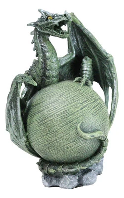 Solar Galaxy Planet Oa Terrestrial Guardian Green Scorpion Dragon Figurine