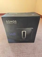 Sonos Sub Black Wireless Subwoofer Brand New