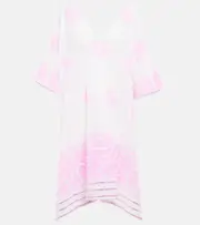 [Juliet Dunn] Juliet Dunn Printed cotton kaftan One Size pink