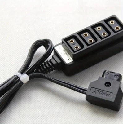 D-tap Splitter Power Cable P-tap to 4 Port D tap Female for ARRI RED TILTA