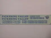 The Herald King HO Decal "Pickering Valley" ~ TS