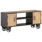 TV Cabinet 110x30x49cm Solid Reclaimed Wood Wooden Unit Stand Furniture vidaXL