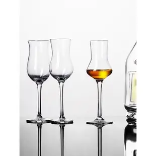 威士忌聞香杯專業ISO白酒品鑒杯 郁金香高腳杯水晶玻璃酒杯洋酒杯