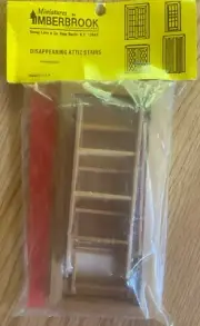 Vintage Timberbrook Miniatures Disappearing Attic Stair #4001