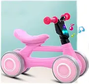 Baby Balance Bike Four-Wheeled Bikes Training Strollers for Boys and Girls My First Bike Suitable for 1 to 3 Years Old Bikes Without Pedals-Car 1+ Helmet||56cm*40cm