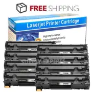 8x Black CF283A 83A Toner Cartridge for HP LaserJet Pro M127fn M127fw M125nw MFP