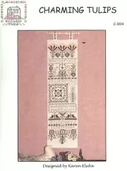 Rosewood Manor Designs / Karen Kluba ~ C-004 Charming Tulips Chart + Charm