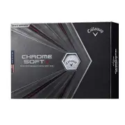 Callaway Golf Balls CHROME SOFT X 2020 1 Dozen (12 Pieces) 4 Pieces White