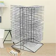 Art Drying Rack,50th Tiers Drawing Paper Drying Rack,Metal Classroom Drying Rack,Space Saving Suitable for Homes Art Classroom Studio and Classroom