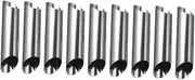 HAKIDZEL 9pcs Stainless Steel Cream Molds Non-Stick Baking Tools for Homemade Pastries Cannoli and Croissant Makers for Family Gatherings and Parties
