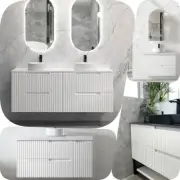 1500mm Otti Noosa Plywood Vanity Matte White Polyurethane Plywood Vanity