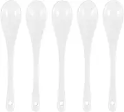 Geieold Set of 5 Ceramic Spoons Tea Spoon Jam Honey