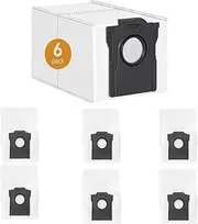 JoyBros Replacement Dust Bags Compatible with Dreame L10S Pro Ultra Heat/X50 Ultra/X40 Ultra Robot Vacuum Auto-Emptying Bas,3.2-Liter Large Capacity 6-Packs